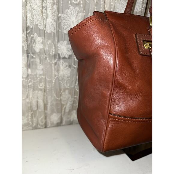COACH Legacy Candace Carryall Bag Cognac Leather 19888 - Picture 6 of 9